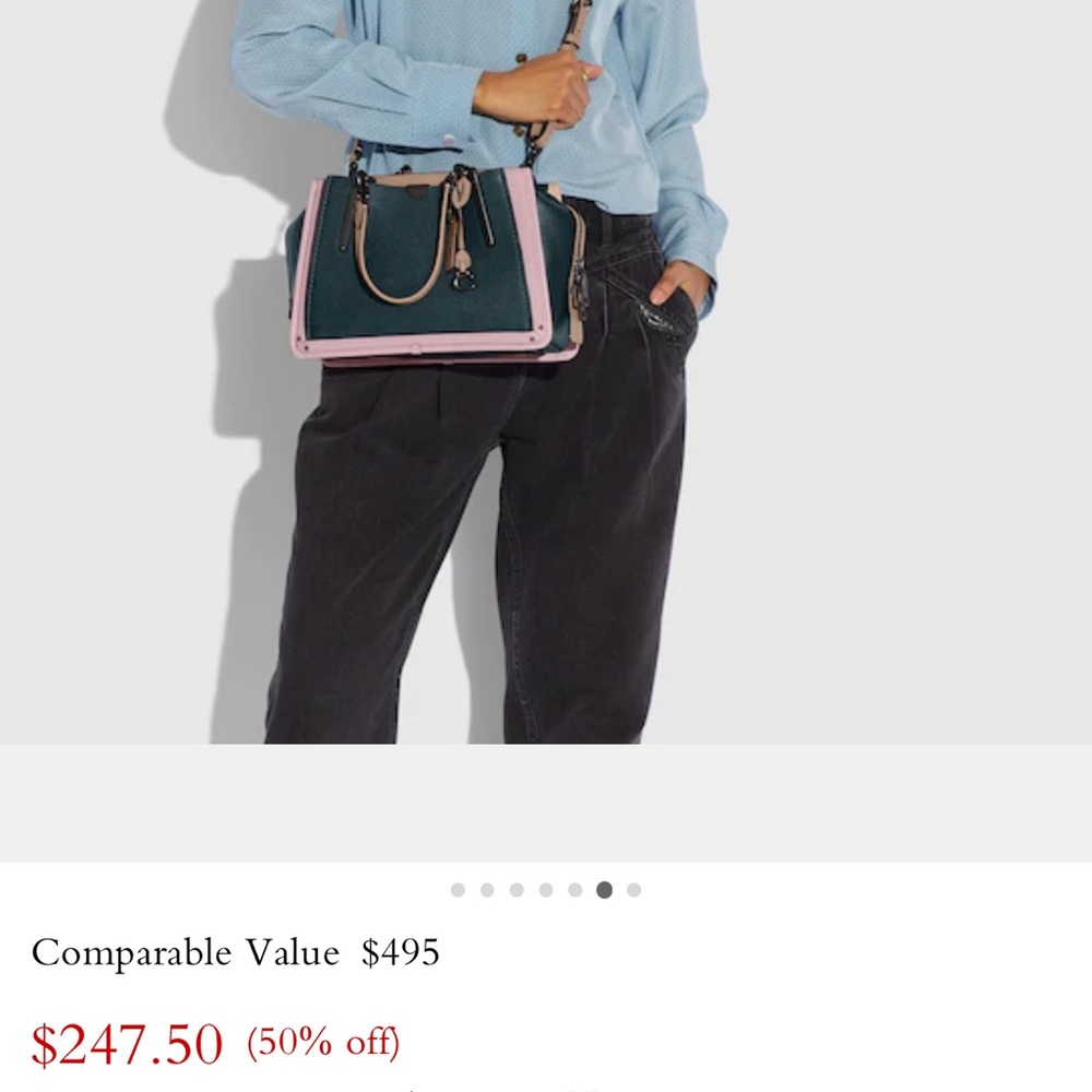 Coach Dreamer Color Block Purse